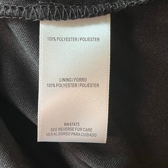 Julian Taylor Black White Brocade Dress Bell Sleeve Fit Flare Gothic Baroque - Picture 9 of 11